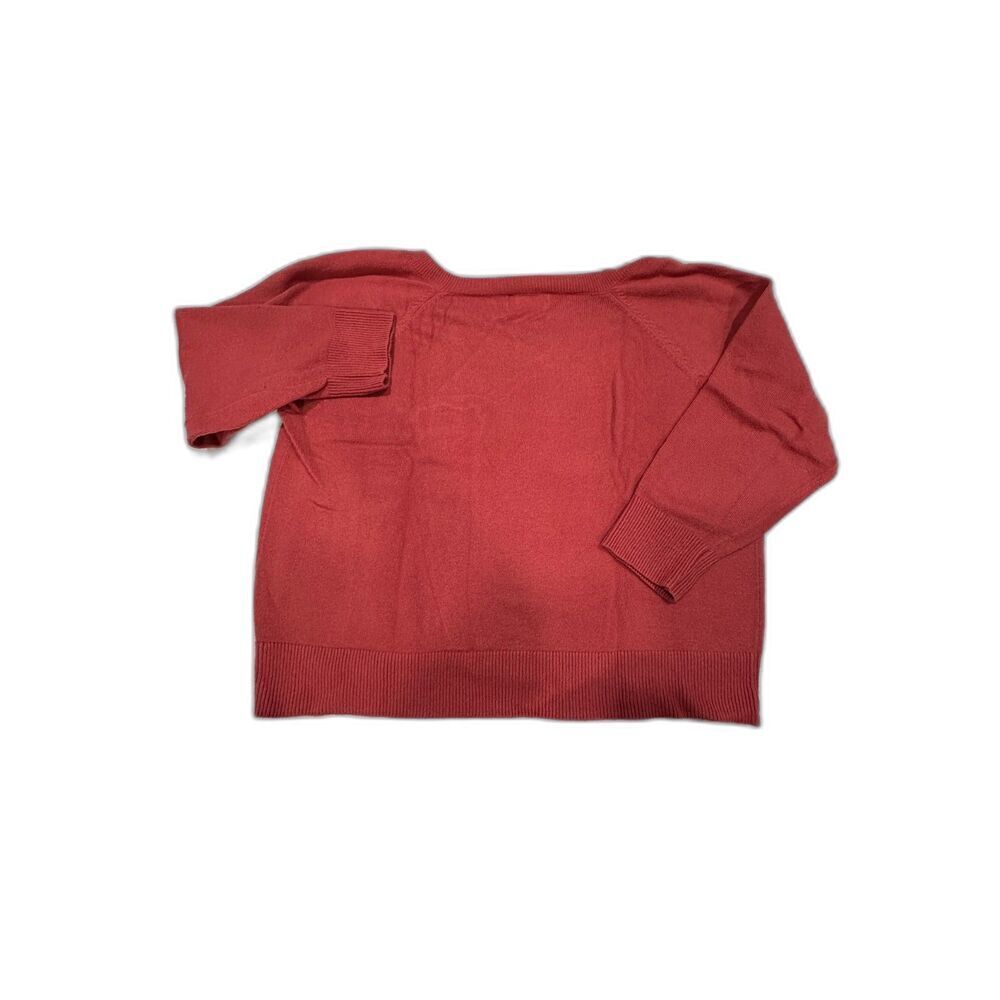 Old Navy Sosoft V-Neck Sweater Rust Pink Size XL - Picture 2 of 6